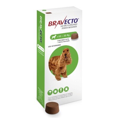 Bravecto 500 mg 10-20 Kg