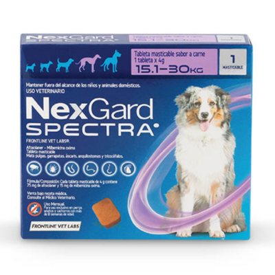 Nexgard Spectra L 15.1-30 kg tableta