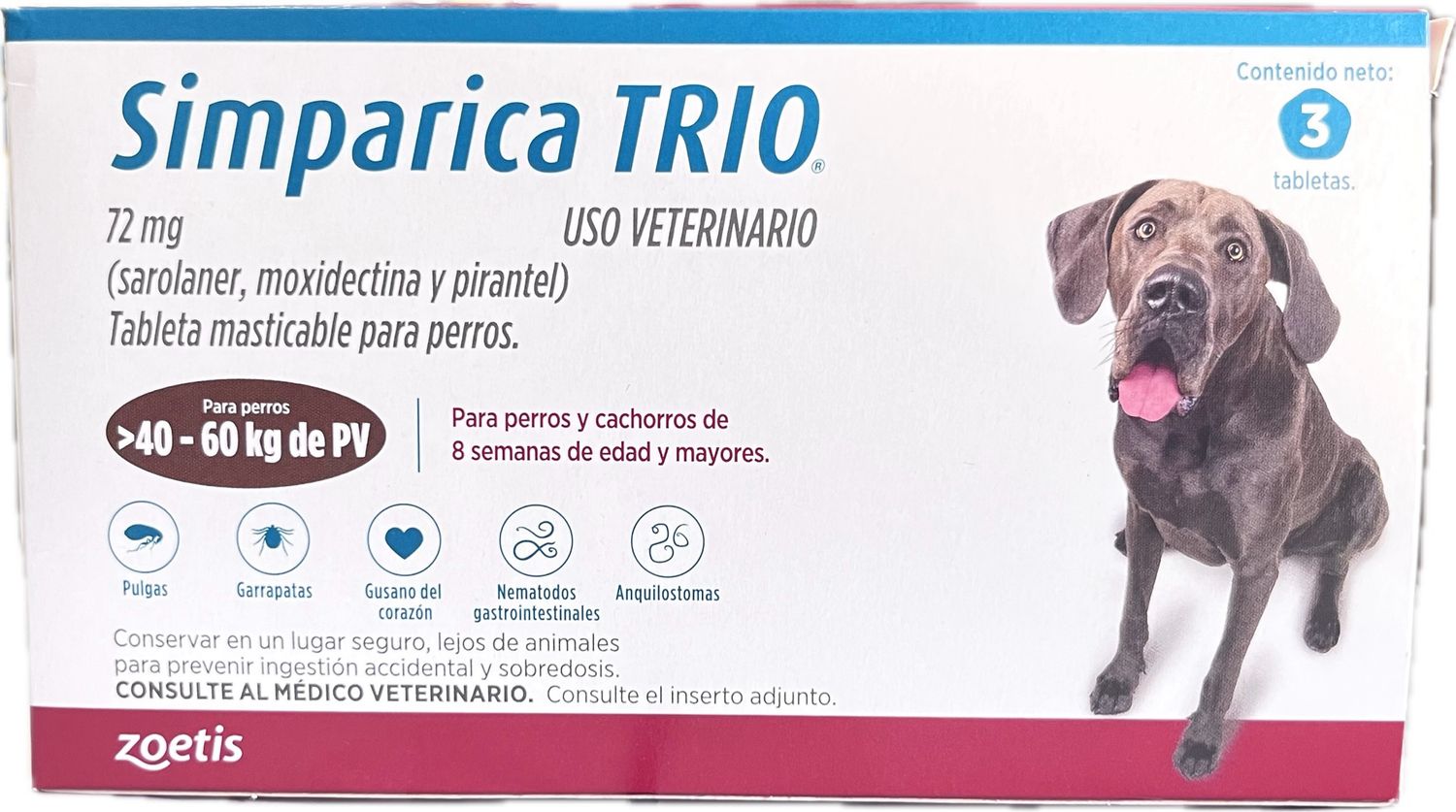 Simparica Trio 72 mg 40-60 kg