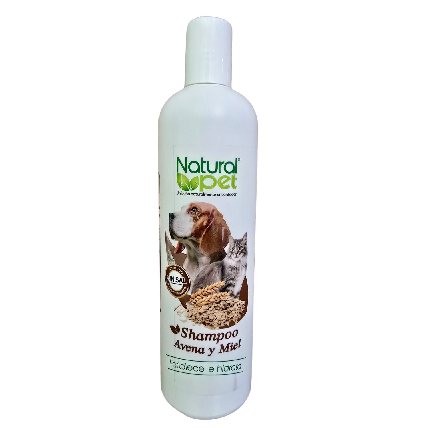 Shampoo Natural Pet Avena y Miel