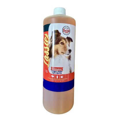 Shampoo Lassie elimina pulgas, garrapatas y piojos