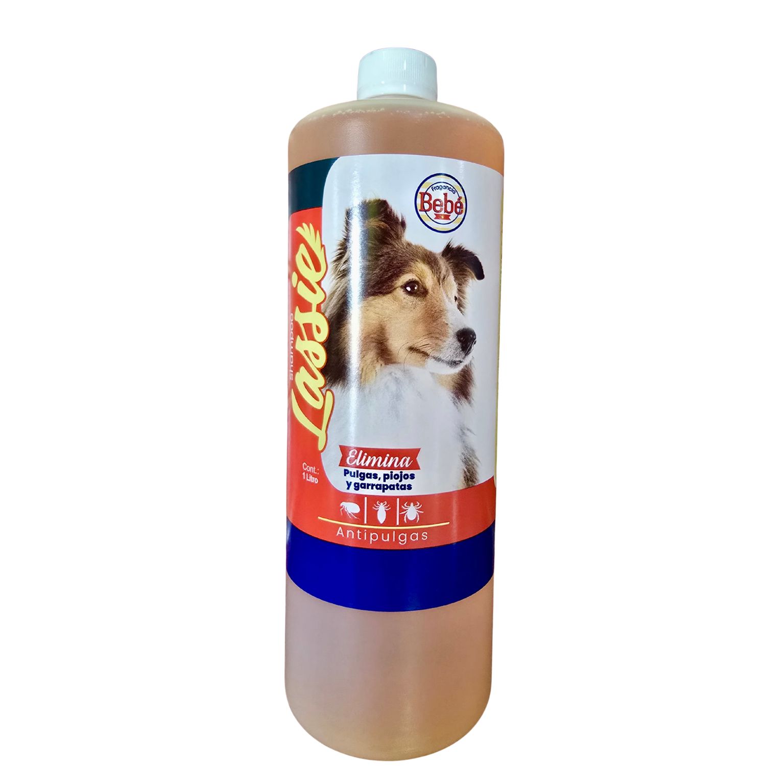 Shampoo Lassie elimina pulgas, garrapatas y piojos, Presentación: 500 ml