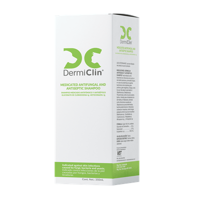 Shampoo Dermiclin Medicado Antifúngico y Antiséptico