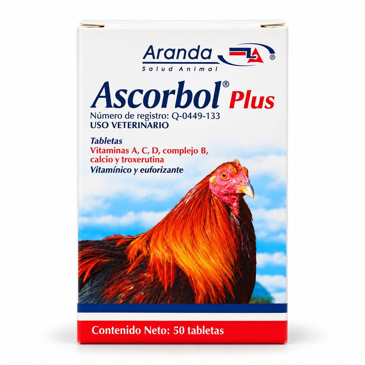 Ascorbol Plus, Presentación: Frasco 50 Tabletas