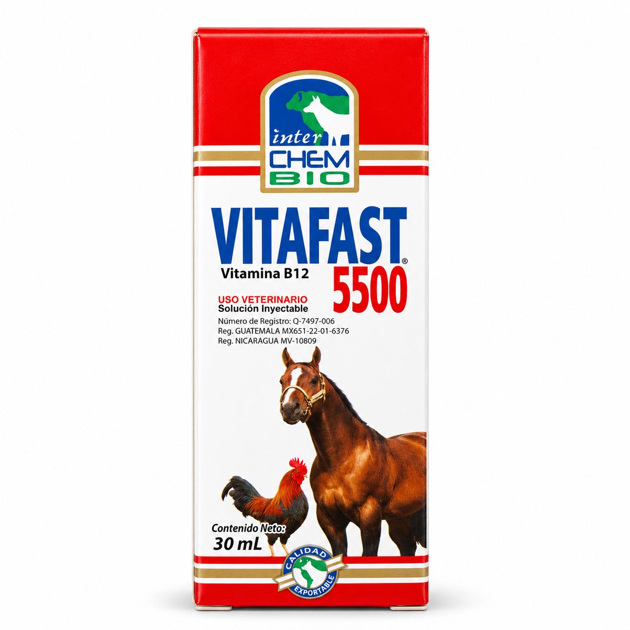 Vitafast 5500, Presentación: Solución Inyectable 30 ml