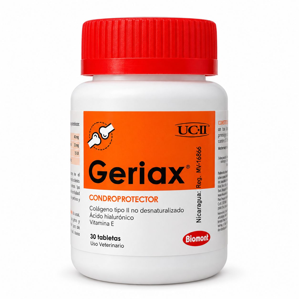 Geriax, Presentación: Frasco 30 Tabletas