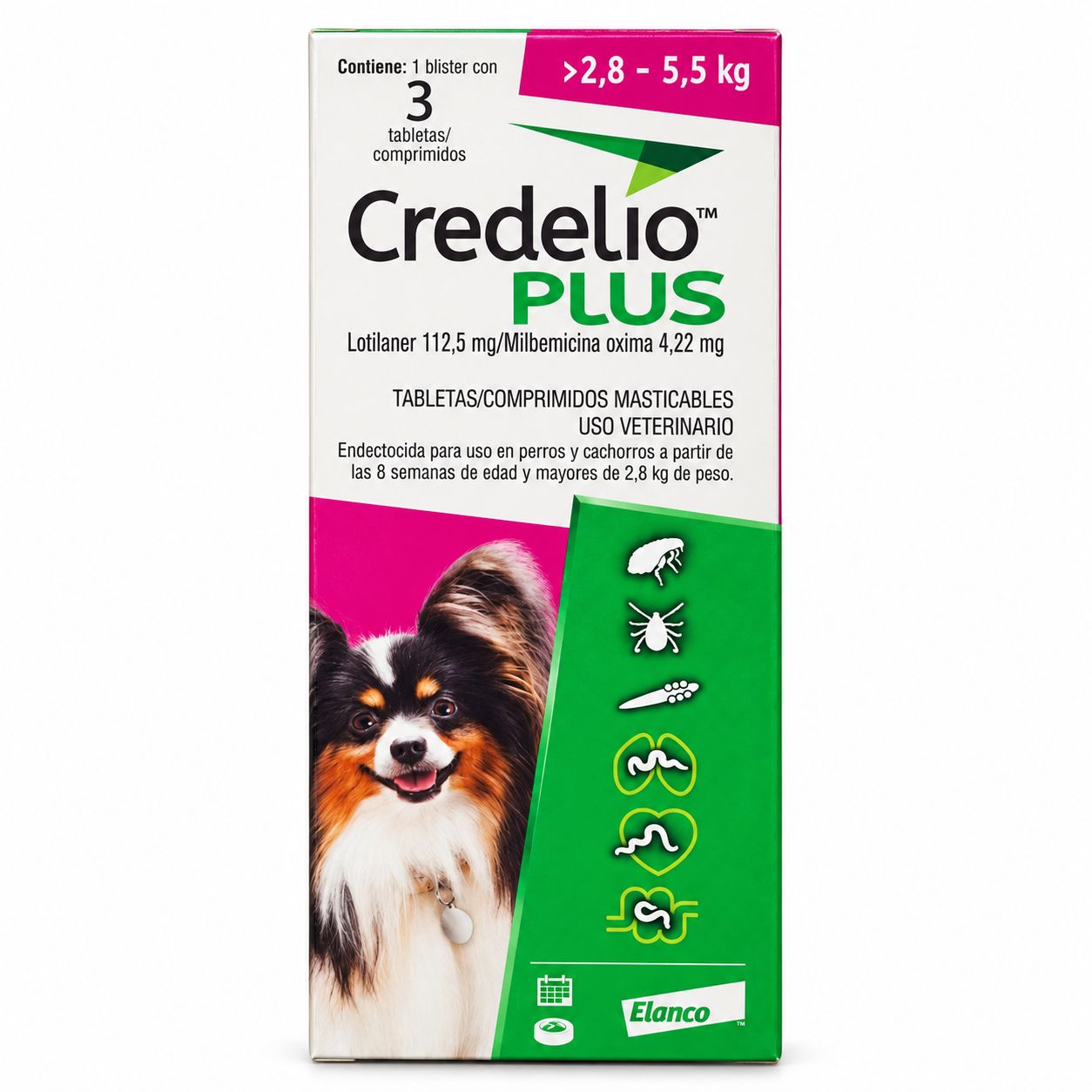 Credelio Plus 2.8-5.5 kg