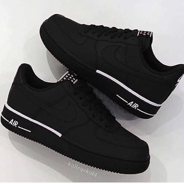 Black Air Force customized