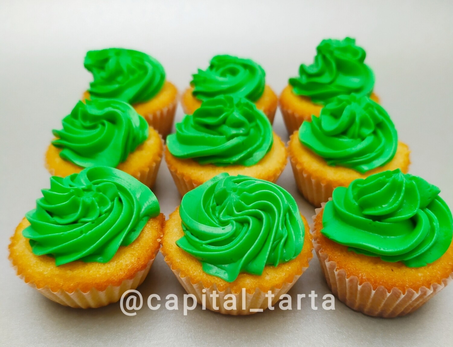 Cupcakes en crema