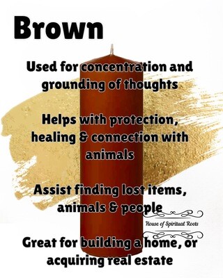 Brown Candle Magick