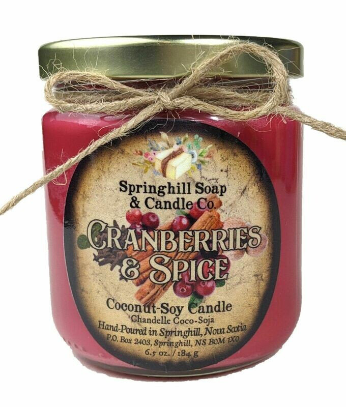 Cranberries & Spice (6.5oz candle)