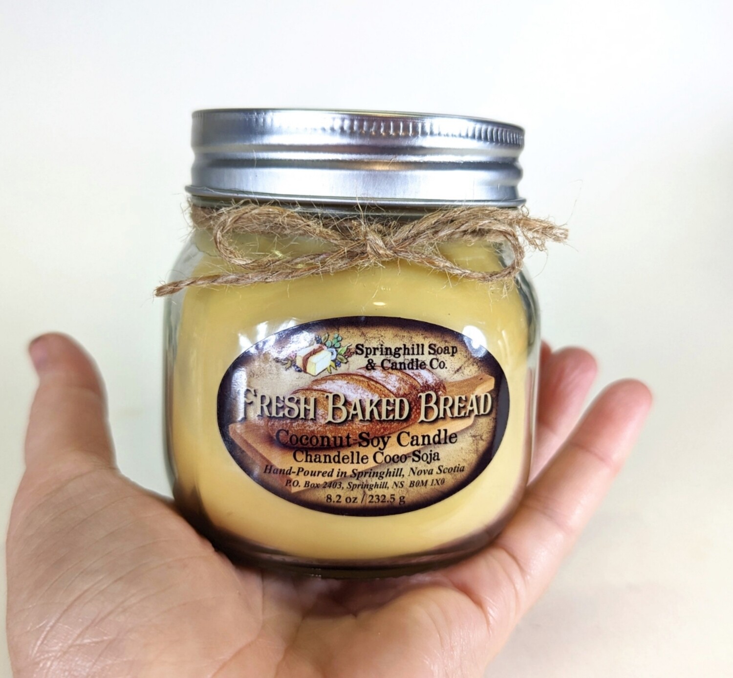 Fresh Baked Bread 8.2oz Coconut-Soy Candle