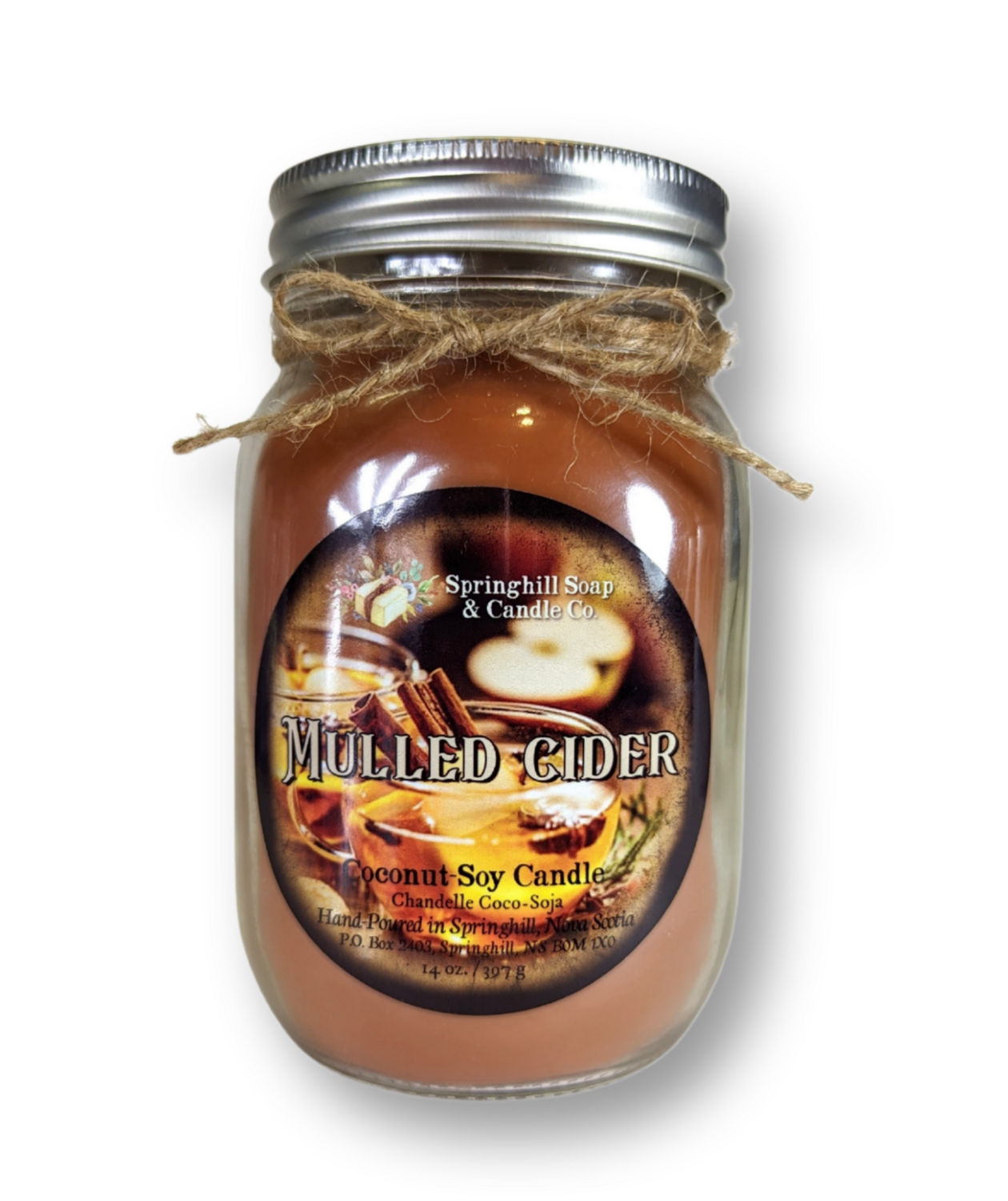 Mulled Cider 14oz Coconut-Soy Candle