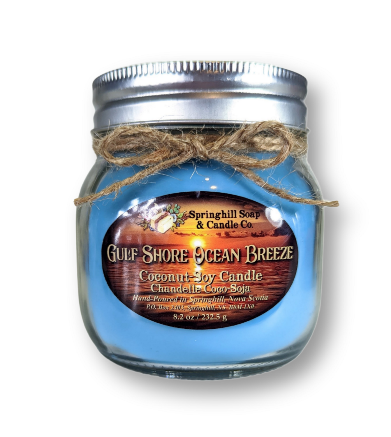 Gulf Shore Ocean Breeze 8.2oz Coconut-Soy Candle
