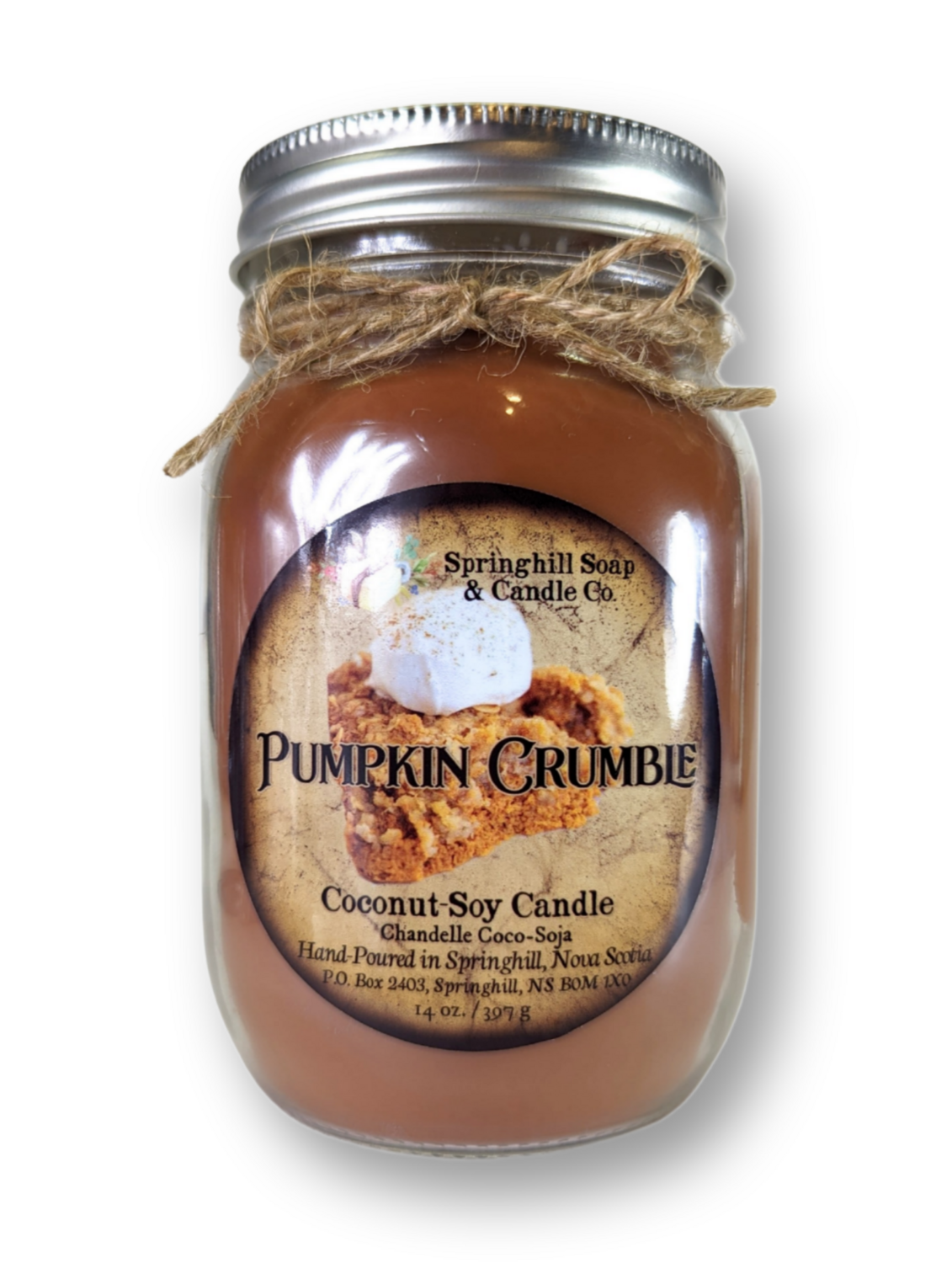 Pumpkin Crumble 14oz Coconut-Soy Candle
