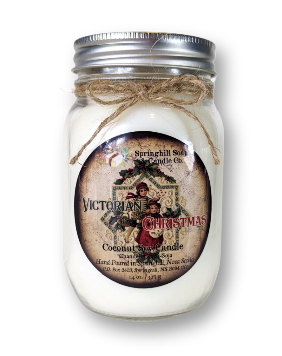 Victorian Christmas 14oz Coconut-Soy Candle