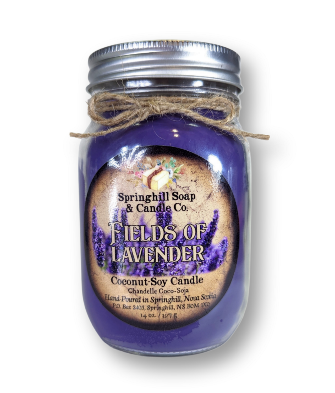 Fields of Lavender 14oz Coconut-Soy Candle