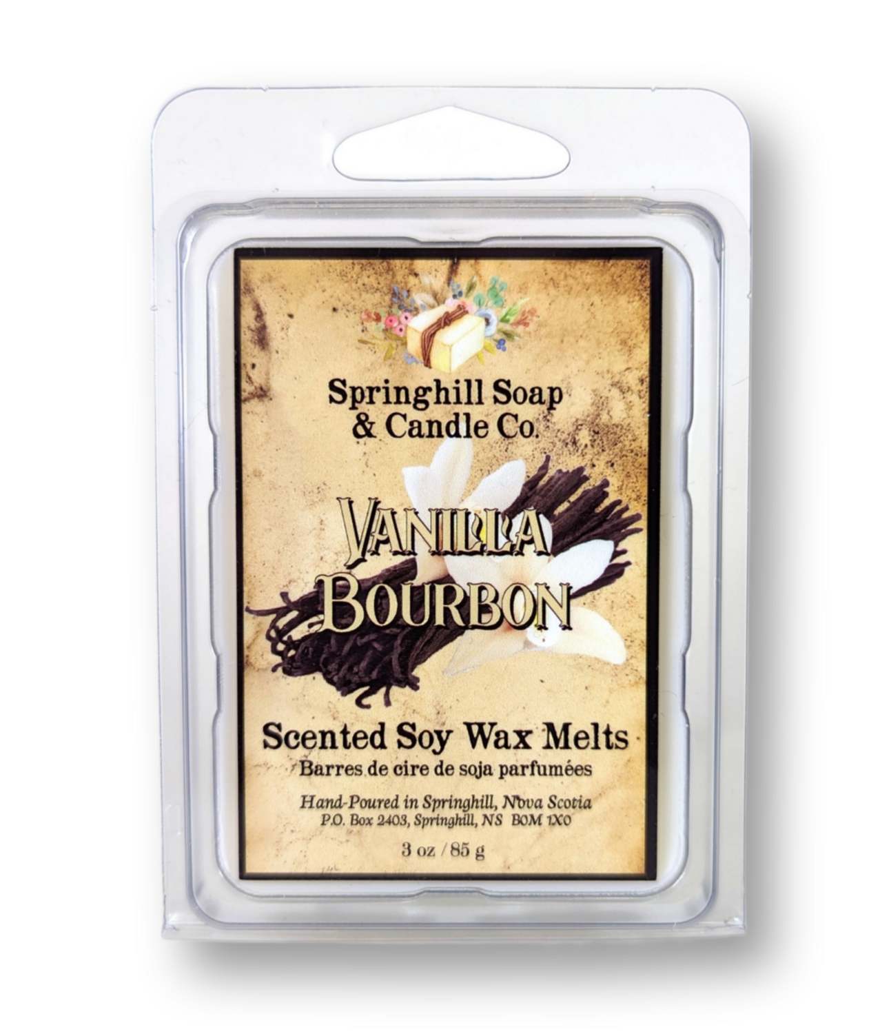 Vanilla Bourbon 3oz Soy Wax Melts