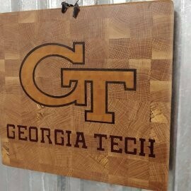 Georgia Tech End Grain cutting board