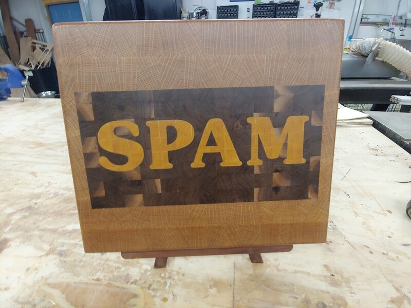 Spam cutting board