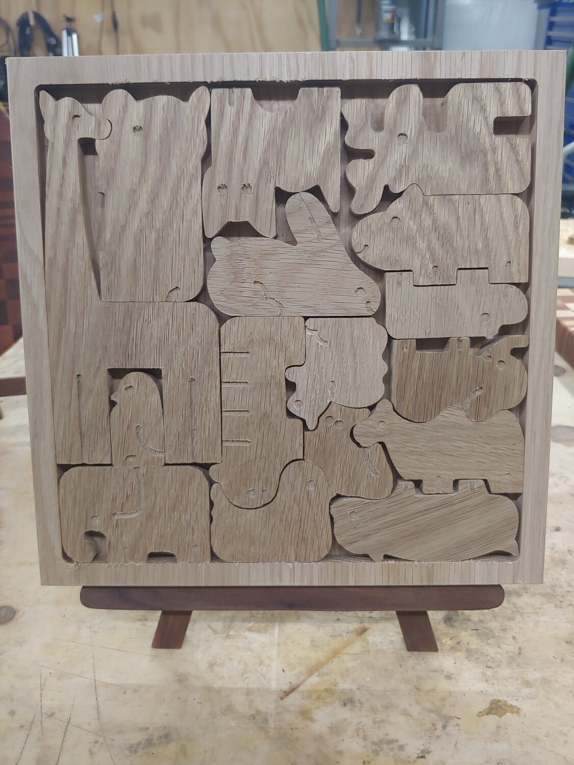Deluxe animal puzzle