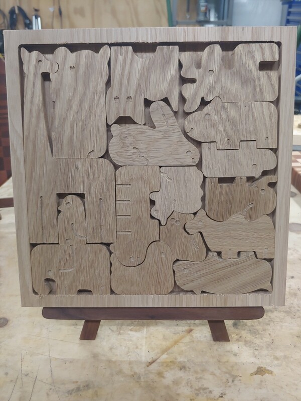 Deluxe animal puzzle