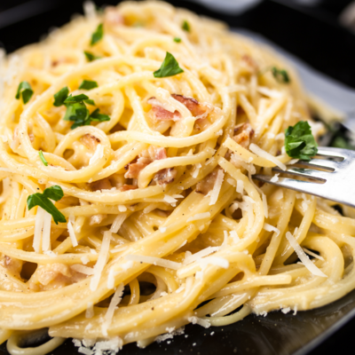Spaghetti alla carbonara Spaghetti alla carbonara
