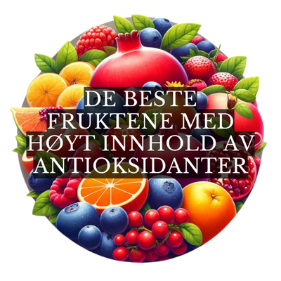 antioksidanter, frukt, helse, blåbær, jordbær, gojibær, bringebær, røde druer, kirsebær, aprikoser, appelsiner, fiken