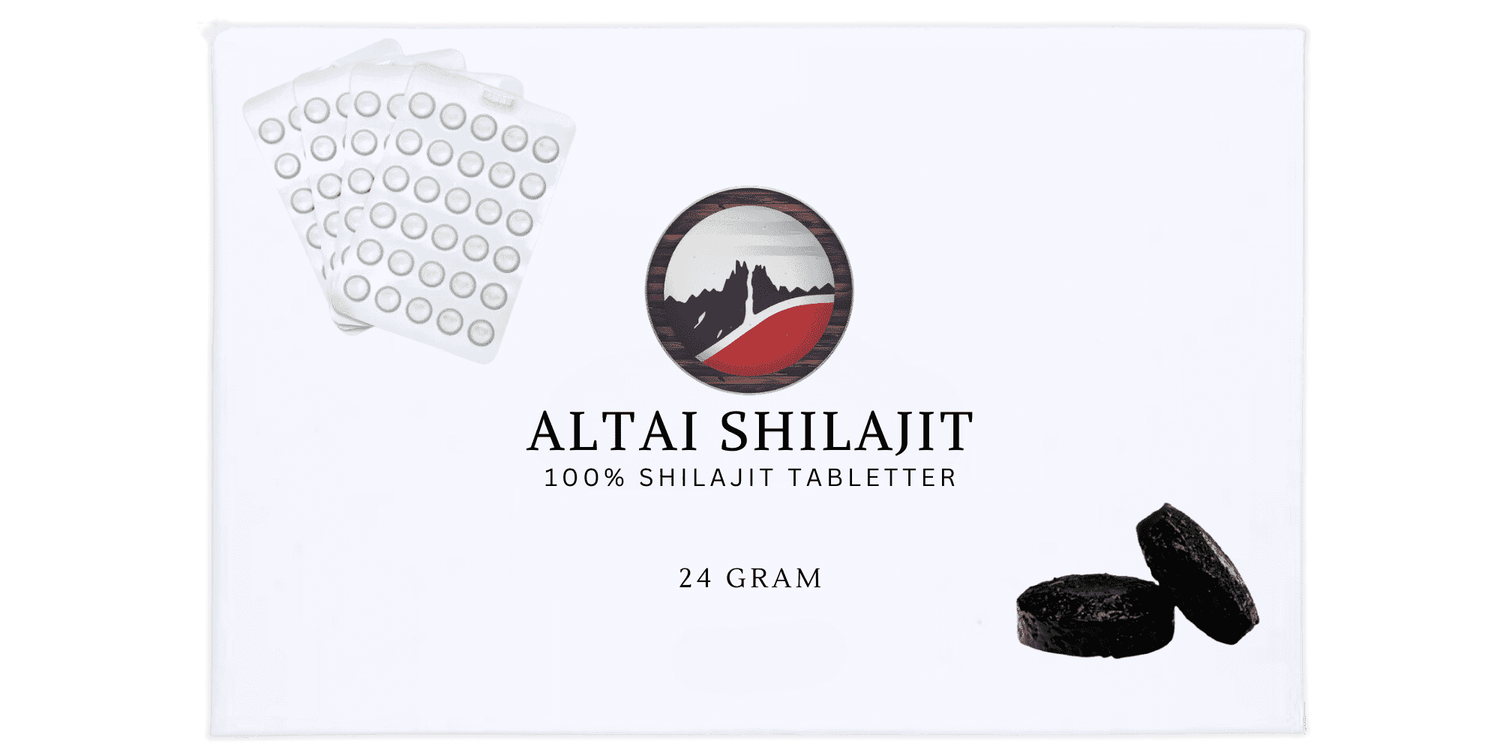 100% Shilajit Tabletter - 24 Gram