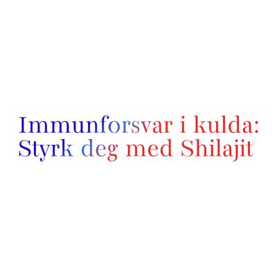 Immunforsvar i kulda: Styrk deg med Shilajit gjennom vinteren