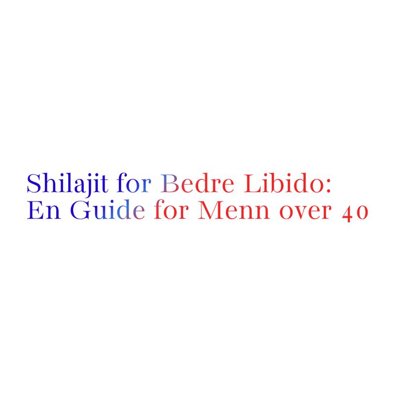 Shilajit for Bedre Libido En Guide for Menn over 40 — free download