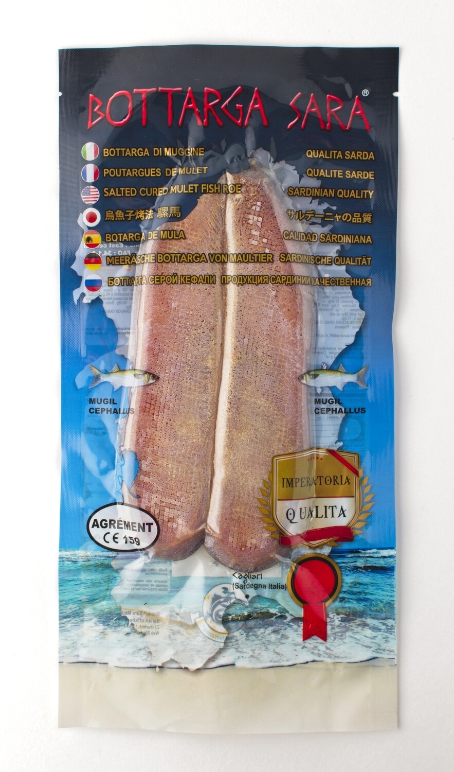 Whole Mullet Bottarga/ Bottarga Di Muggine / Oeuf de poisson mulet séché