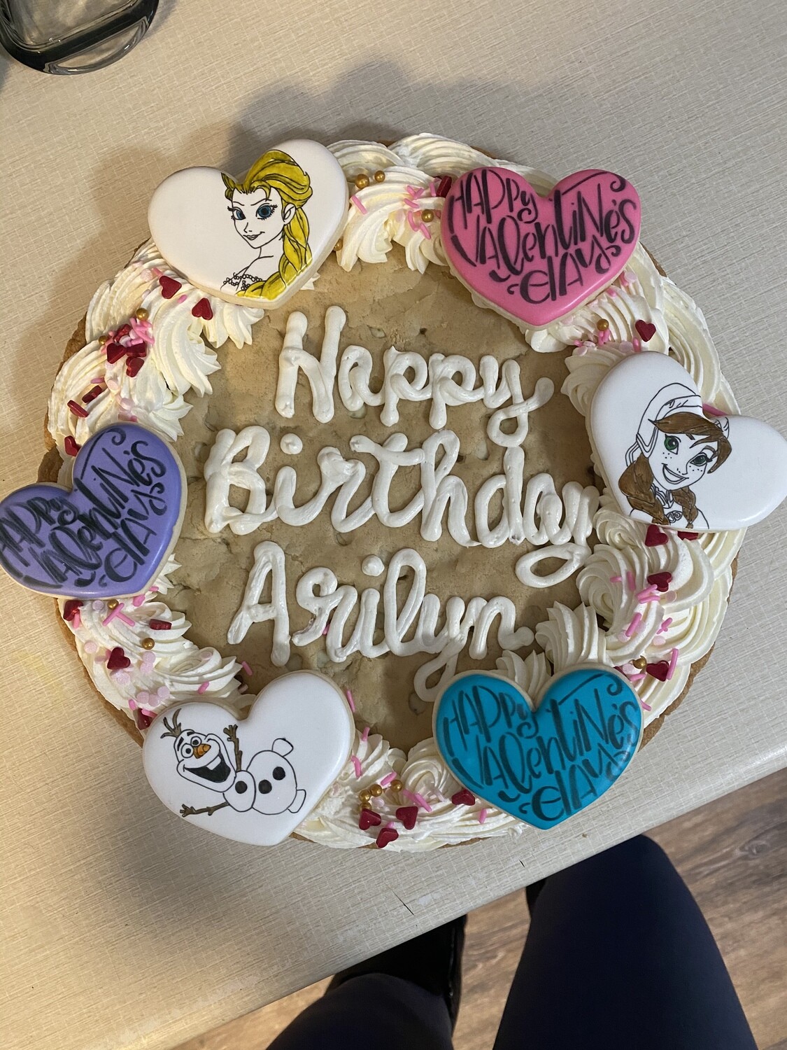Custom Cookie Cake