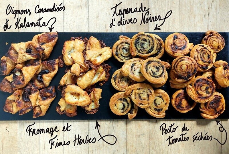 ASSORTIMENTS DE 40 BOUCHÉES APÉRITIVES (CONGELER)