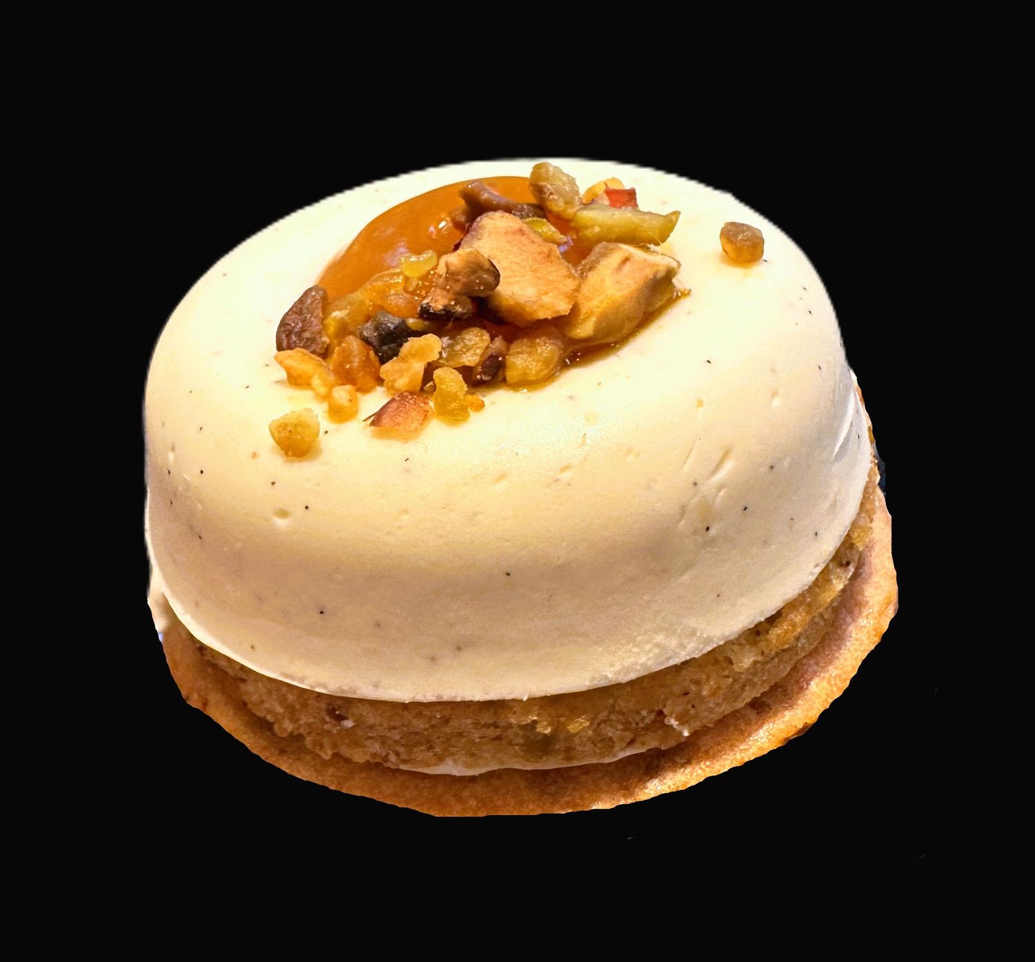 GATEAU AU FROMAGE pistache et passion individuelle