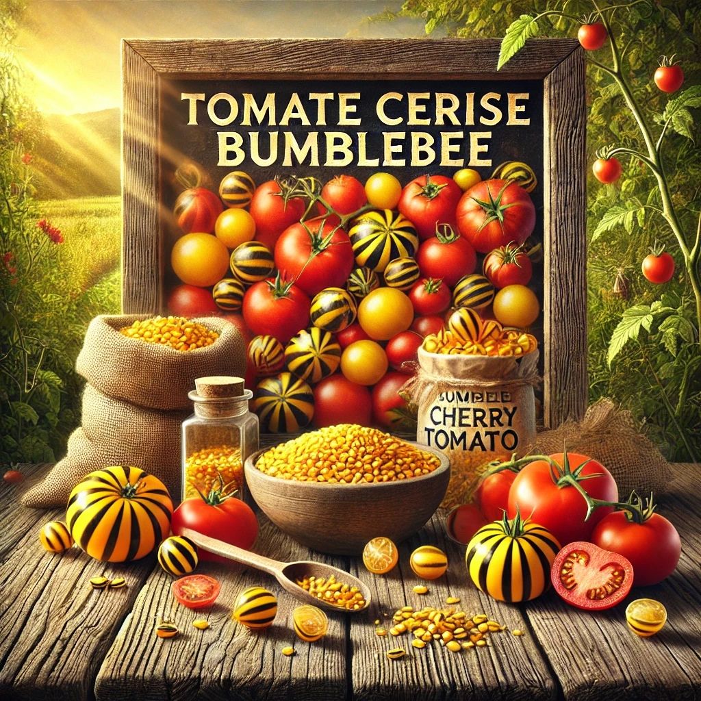 Tomate Cerise Bumblebee - Colorée et Sucrée | La Famille Artisane
