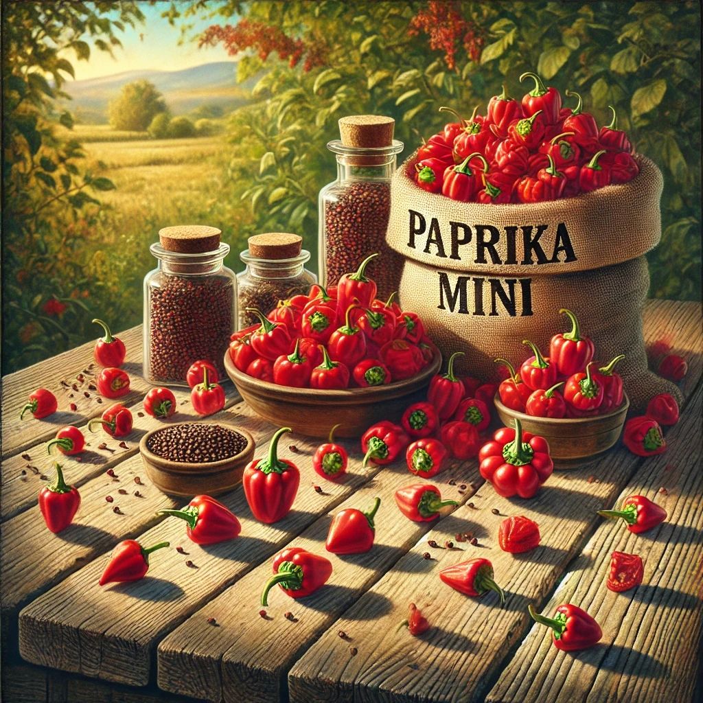 Piment Paprika Mini - Doux et Aromatique | La Famille Artisane
