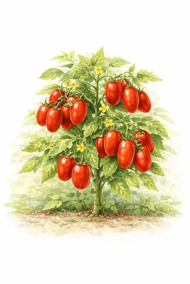 Semences de tomate San Marzano nain – italienne compacte à sauce
