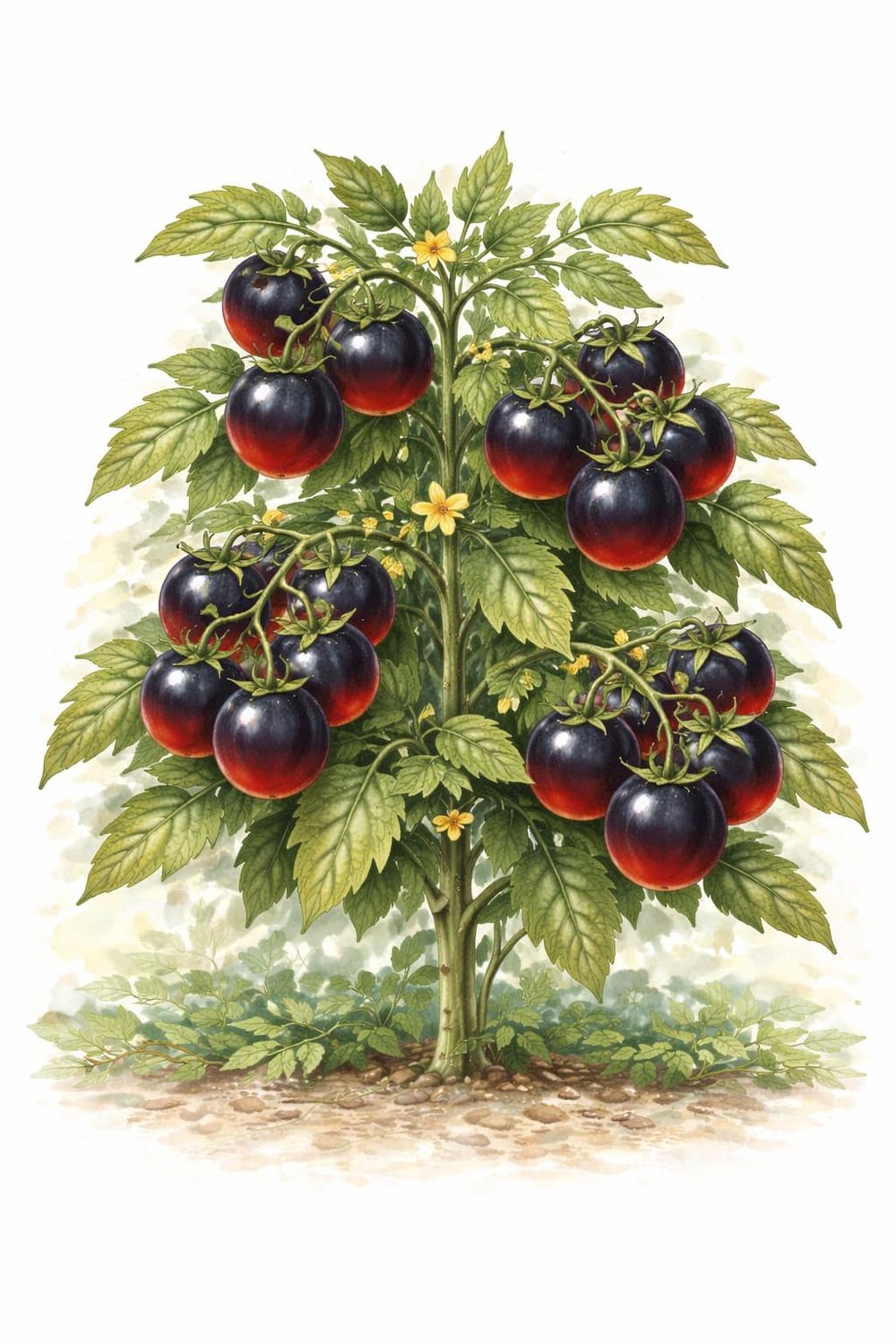 Semences de tomate Queen of the Night – Tomate foncée unique