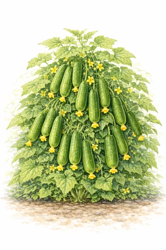 Semences de concombre little leaf – concombre compact pour petits espaces