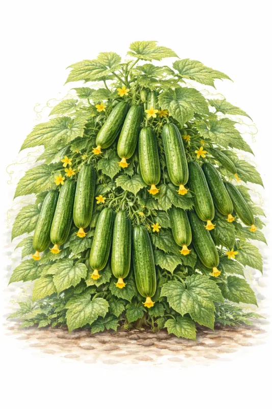 Semences de concombre green finger – mini concombre croquant