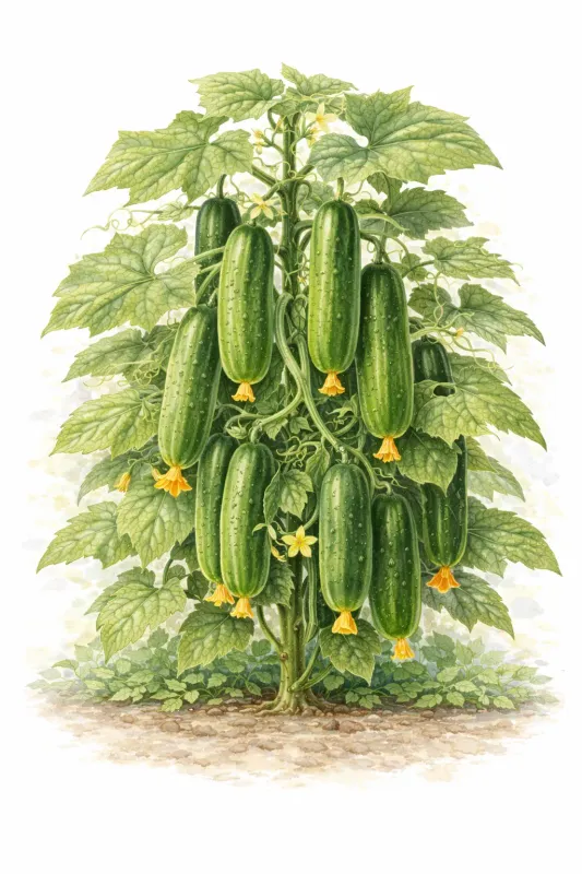 Semences de concombre citadel – concombre de jardin productif