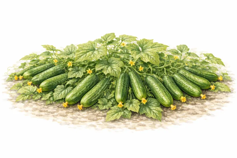 Semences de concombre marketmore 76 – concombre classique et résistant