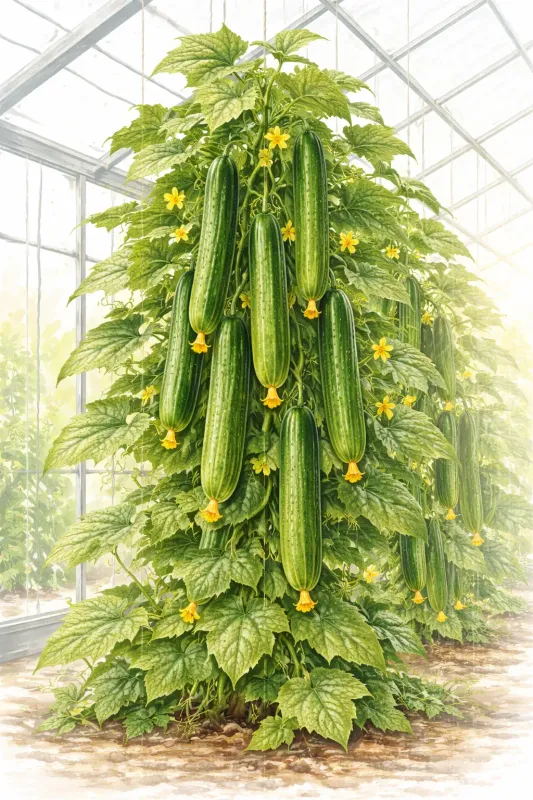 Semences de concombre unagi – concombre asiatique long et croquant