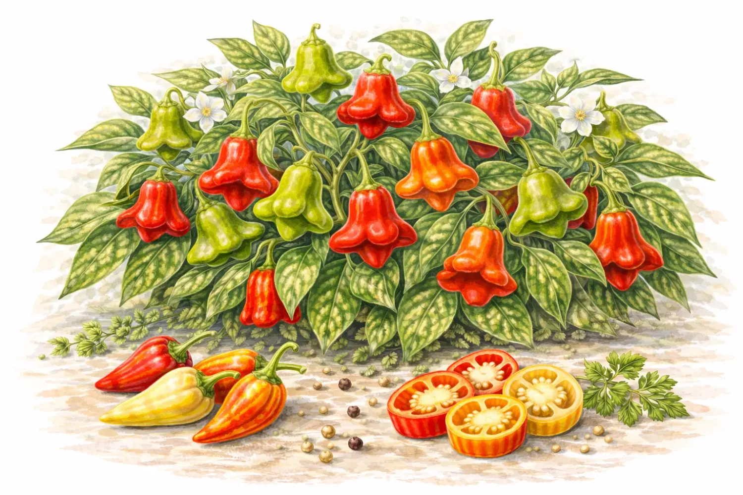 Semences de piment Mad Hatter – Piment doux en forme de cloche