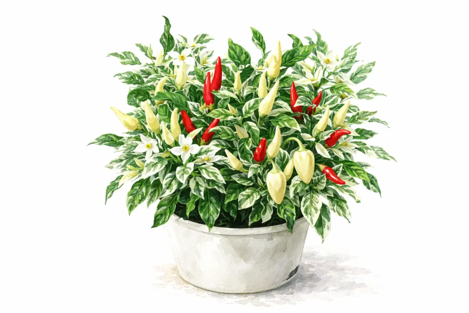 Semences de piment Uchu Cream – Piment doux couleur crème