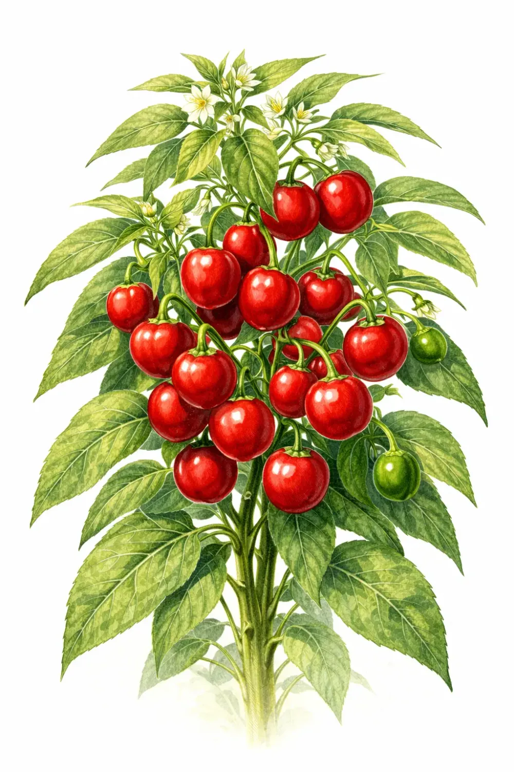 Semences de piment Cherry Bomb – Piment fort rond et charnu