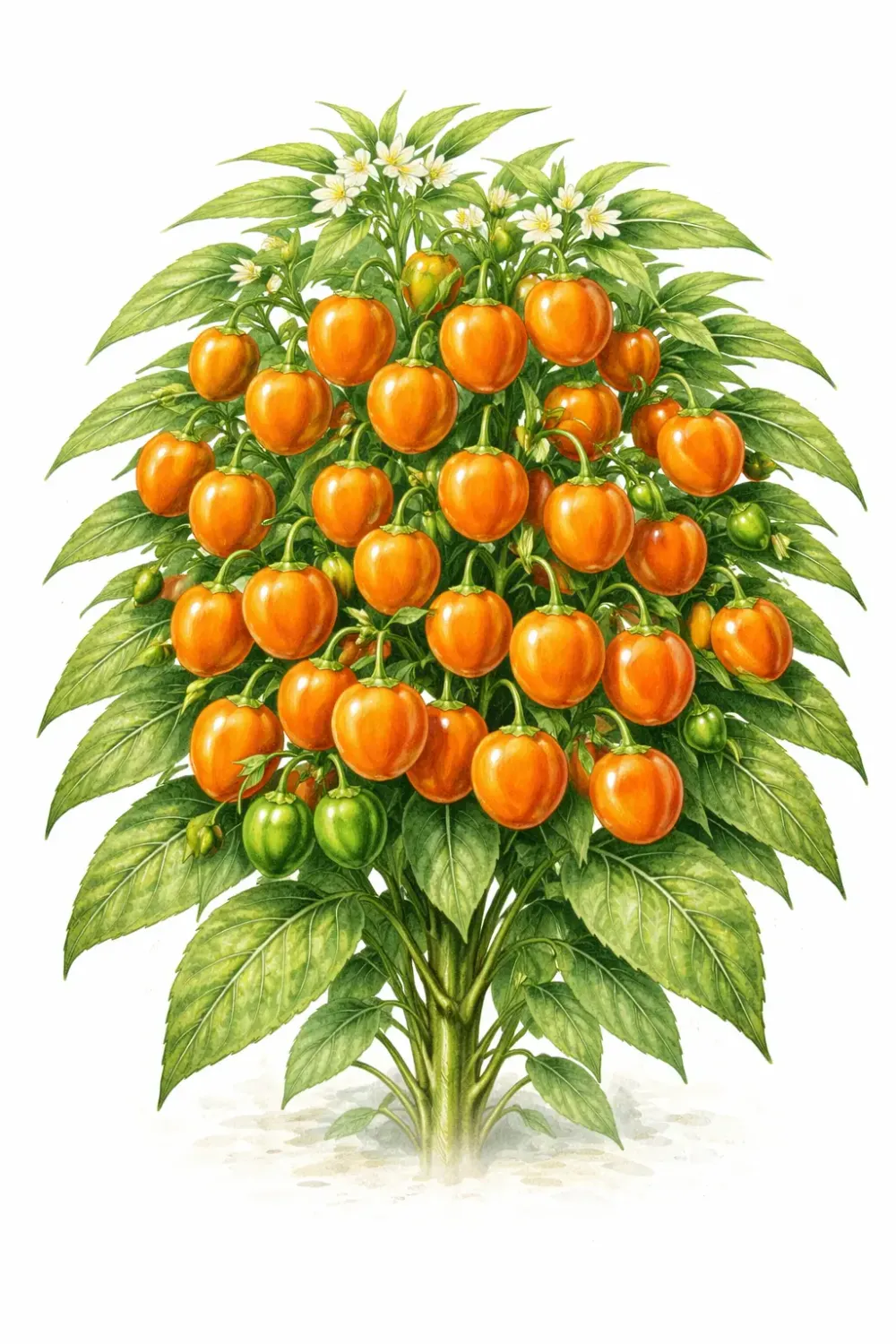 Semences de piment Carrot Bomb – Piment fort orange très productif