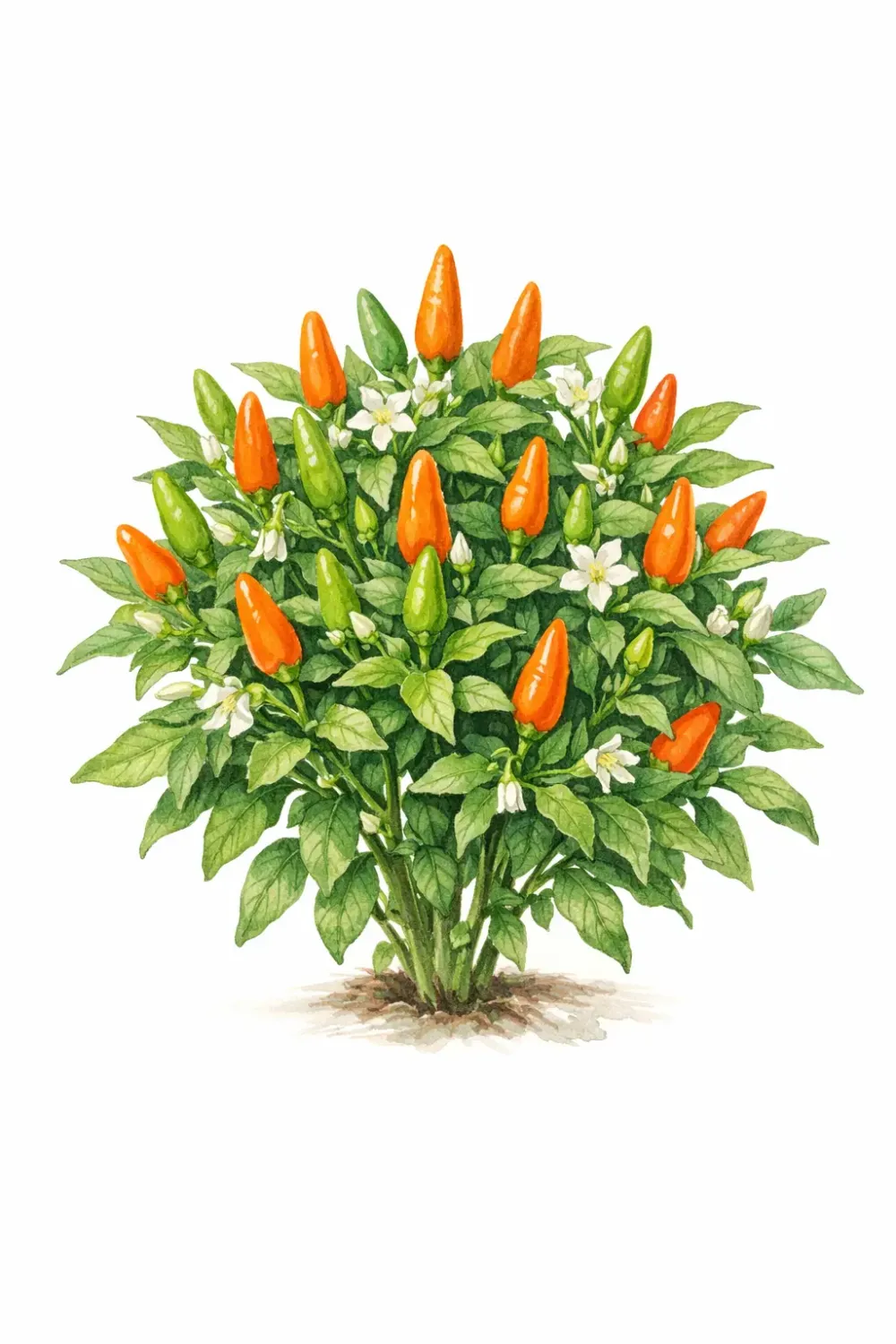 Semences de piment Zamoura Orange – Piment fort micro et compact