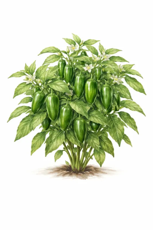 Semences de piment Jalapeño Nadapeno – Jalapeño sans piquant